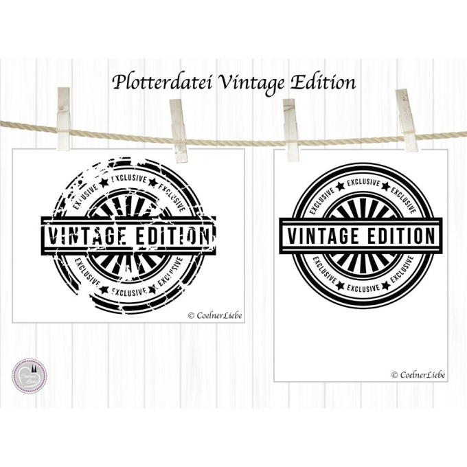 Fichier dessin flocage Vintage Edition CoelnerLiebe