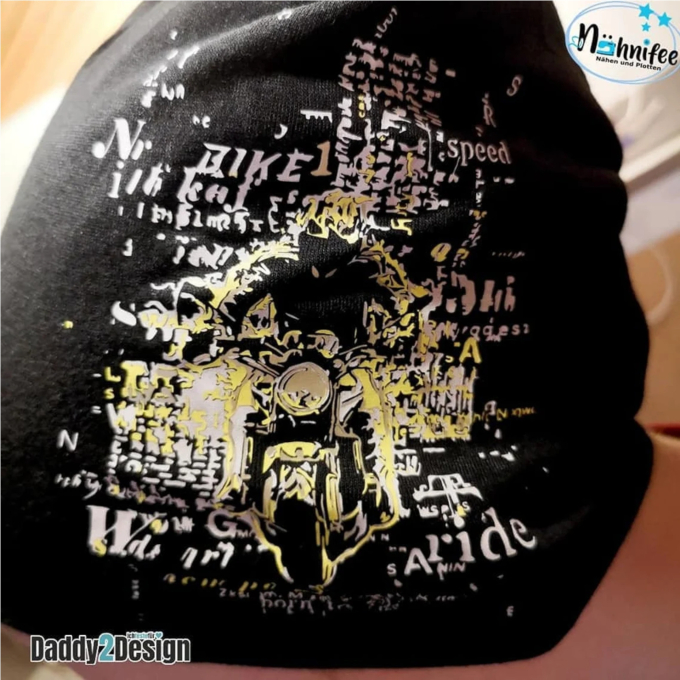 Fichier dessin flocage Rêve de biker Daddy2Design