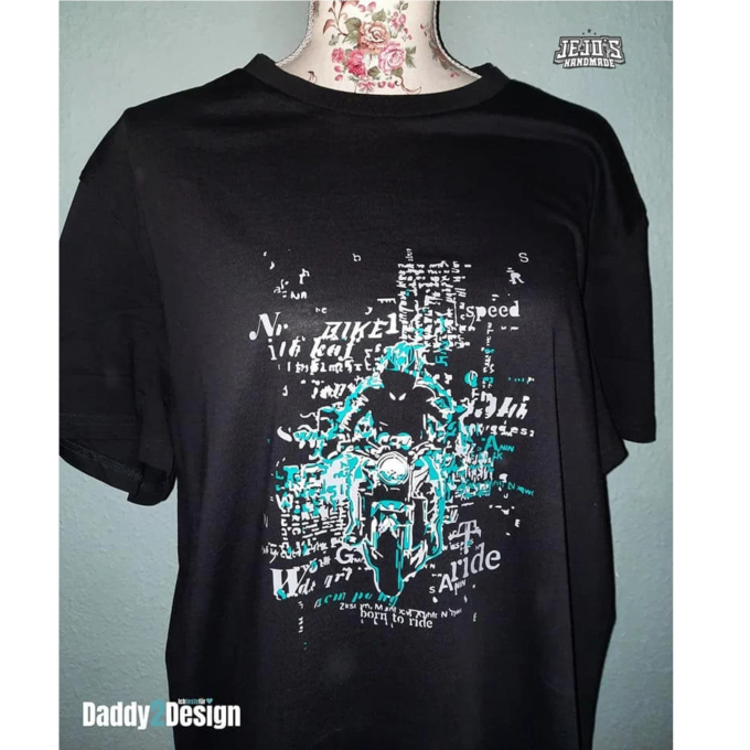 Fichier dessin flocage Rêve de biker Daddy2Design