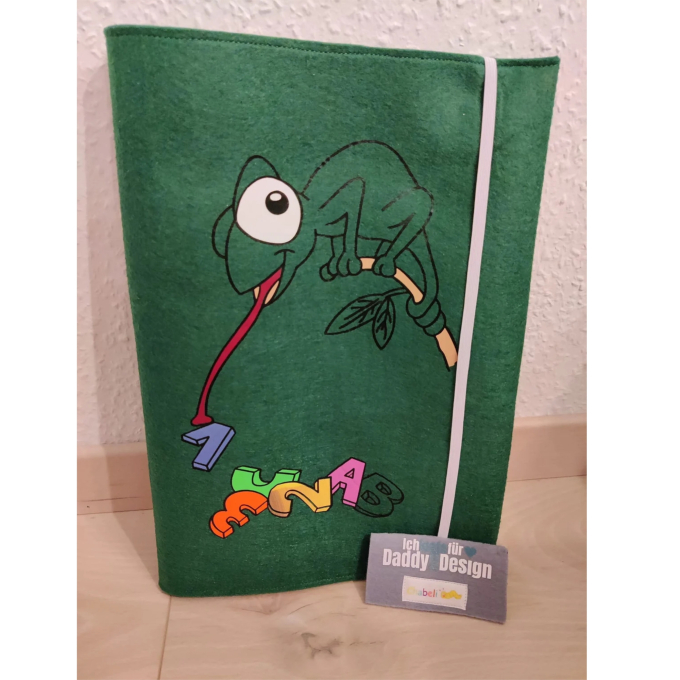 Fichier dessin flocage Lettres caméléon Daddy2Design