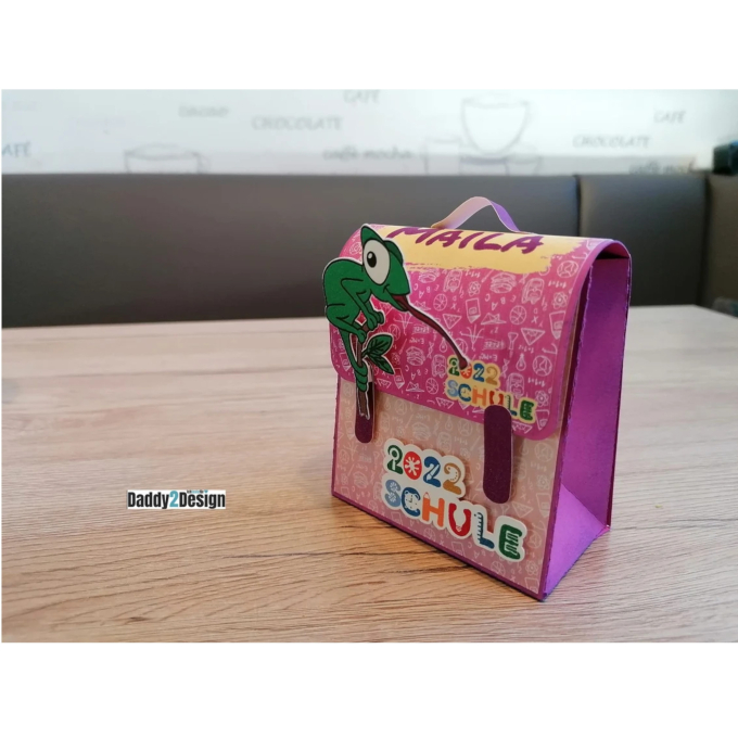Fichier dessin flocage Lettres caméléon Daddy2Design