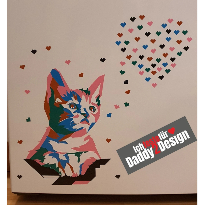 Fichier dessin flocage GEO chat Daddy2Design