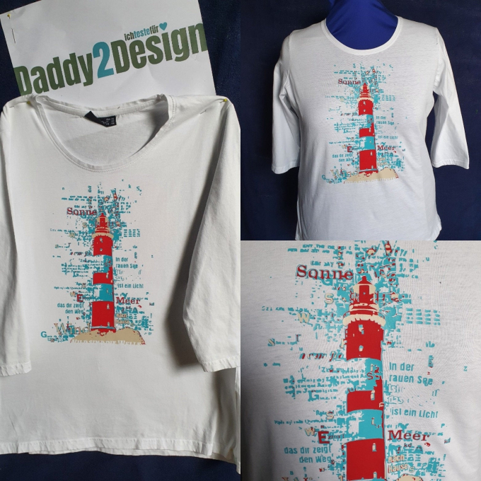 Plotterdatei Daddy2Design Leuchtturm Traum, duits