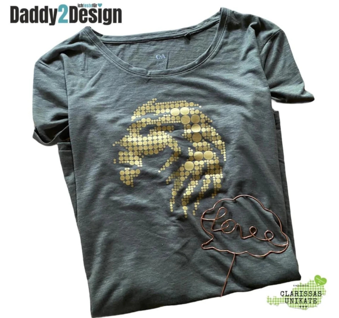 Fichier dessin flocage Lion à pois Daddy2Design