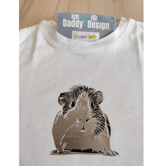 Plotterdatei Daddy2Design Tierbaby Meerschweinchen, duits