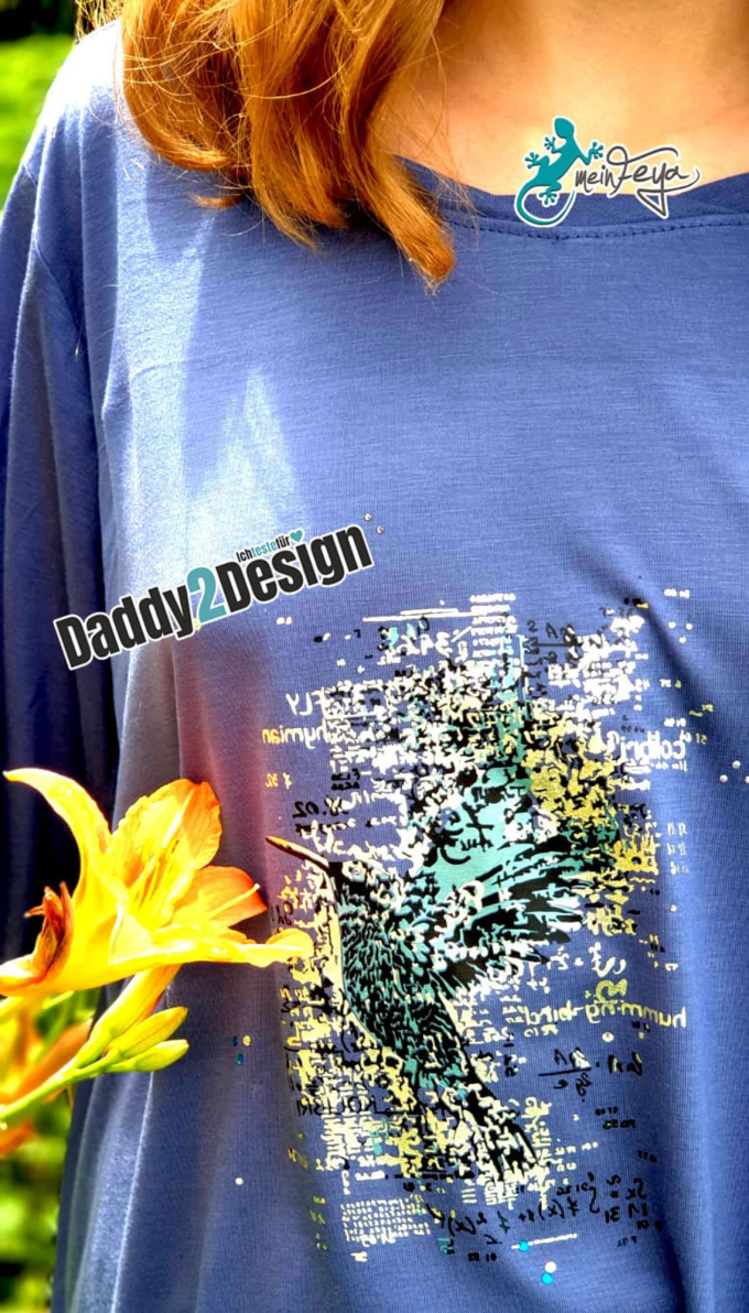 Plotterdatei Daddy2Design TraumKolibri, duits