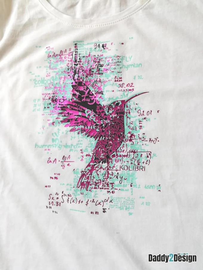 Plotterdatei Daddy2Design TraumKolibri, duits