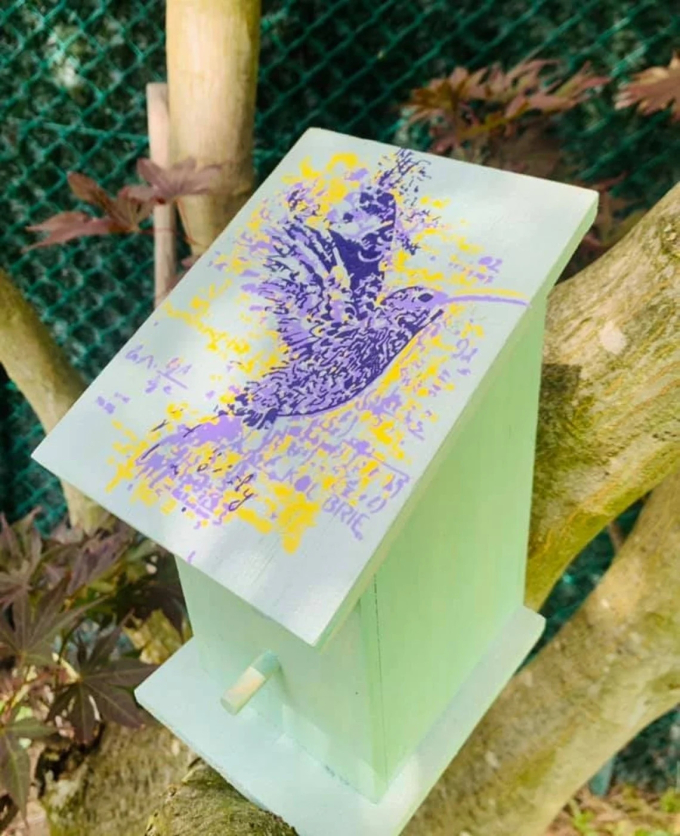 Plotterdatei Daddy2Design TraumKolibri, duits