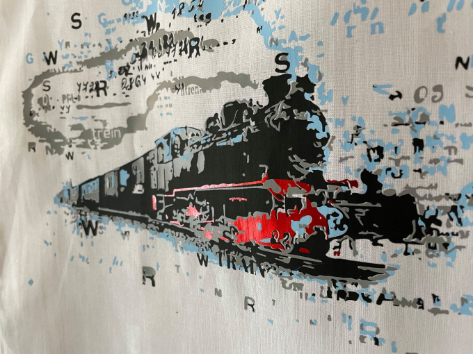 Fichier dessin flocage Train de rêve Daddy2Design