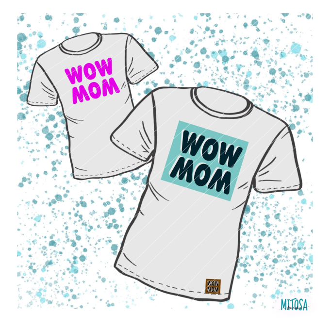 Plotterdatei Freebie MiToSa-Kreativ WoW Mom