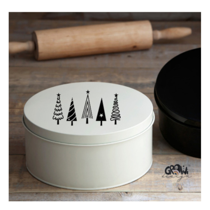 Plotterbestand GroWiDesign Weihnachtsbäume, Duits