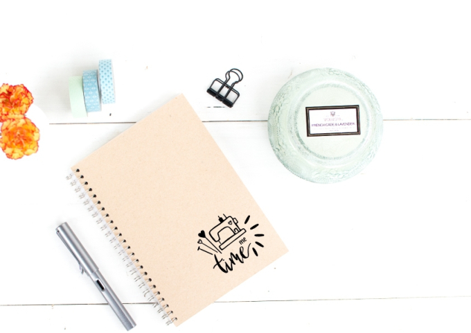 Plotterdatei I'm sew happy! Lettering Statements für Nähfans