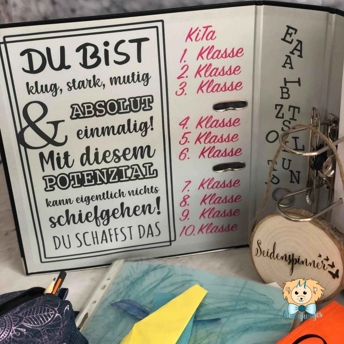 Plotterdatei Löwenjunges Du schaffst das Private Lizenz, duits