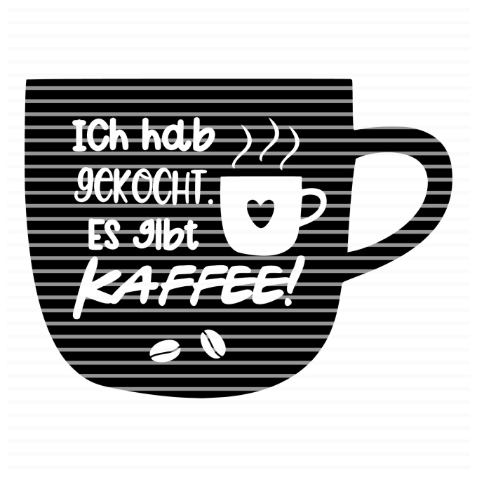 Fichier dessin flocage J'ai cuisiné, il y a du café Licence privée Löwenjunges