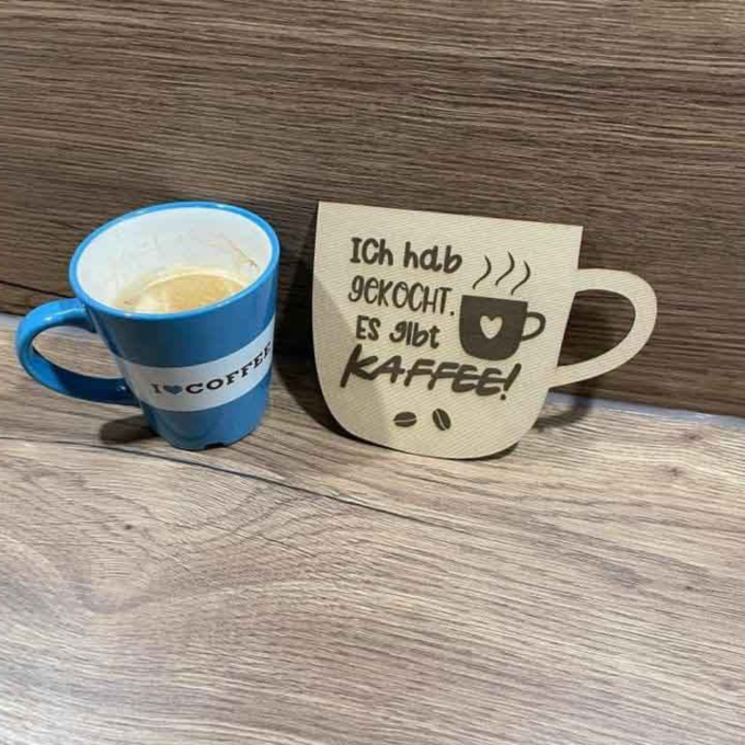Fichier dessin flocage J'ai cuisiné, il y a du café Licence privée Löwenjunges
