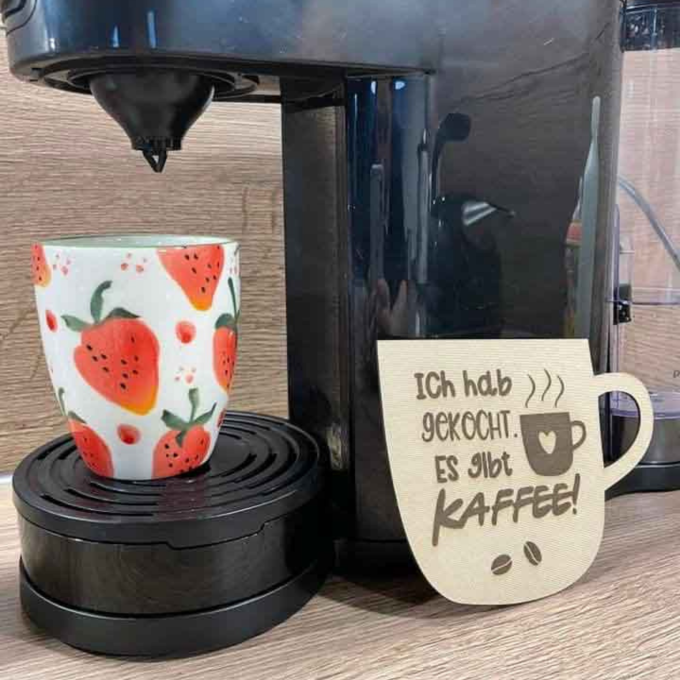Fichier dessin flocage J'ai cuisiné, il y a du café Licence privée Löwenjunges
