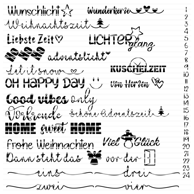 Plotterdatei Löwenjunges Kerzensprüche private Lizenz, duits