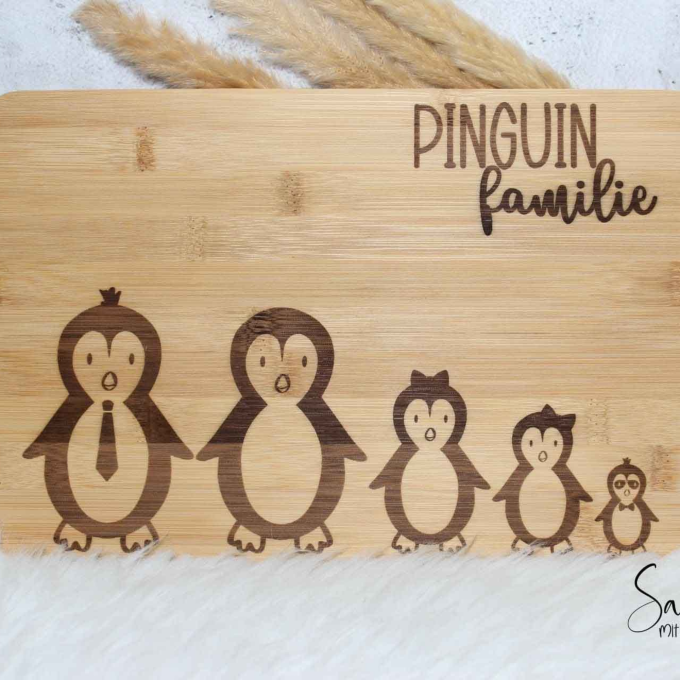 Fichier dessin flocage Famille de pingouins licence privée Löwenjunges