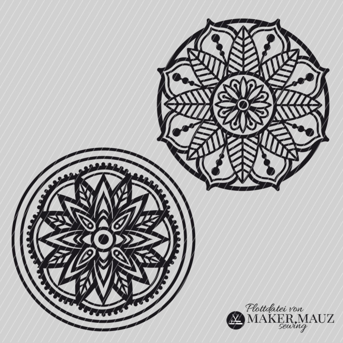 Fichier dessin flocage Boho Mandala Maker Mauz