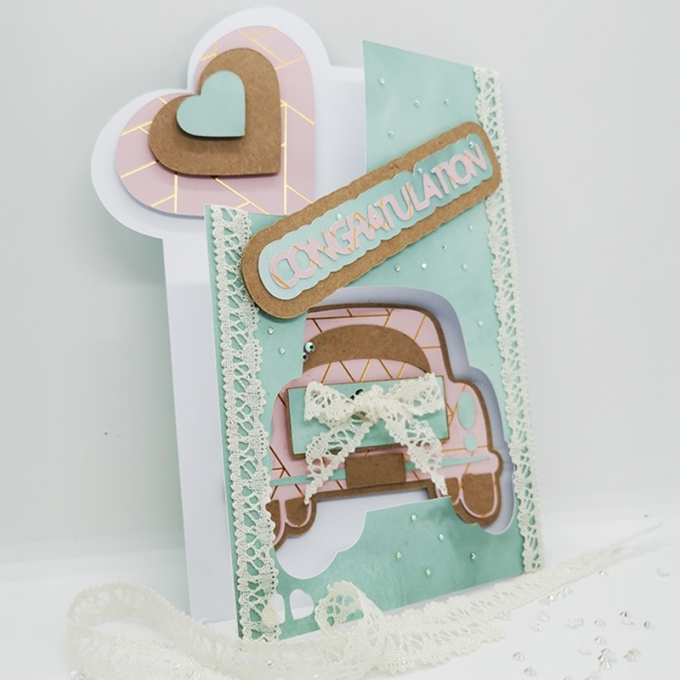 Plotterbestand Miss Granny Karte FLOTTER FLITZER, Duits