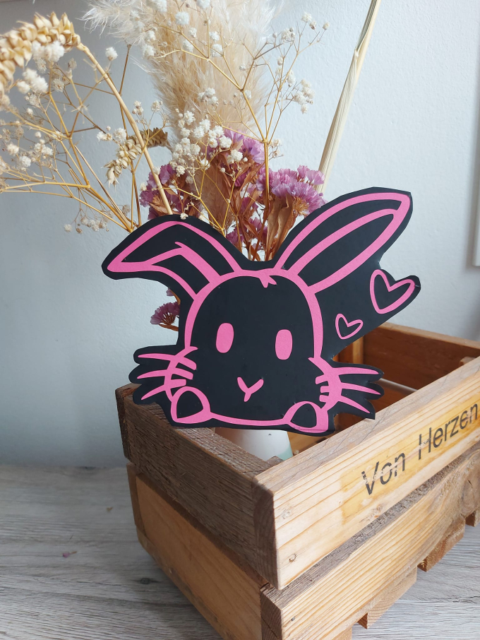 Fichier dessin flocage Lapin Pâques MiToSa-Kreativ