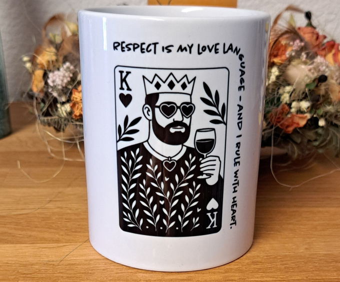 Plotterdatei MiToSa-Kreativ Queen & King of Hearts, german