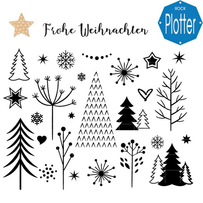 Fichier dessin flocage Éléments de décoration de Noël Rock Queen