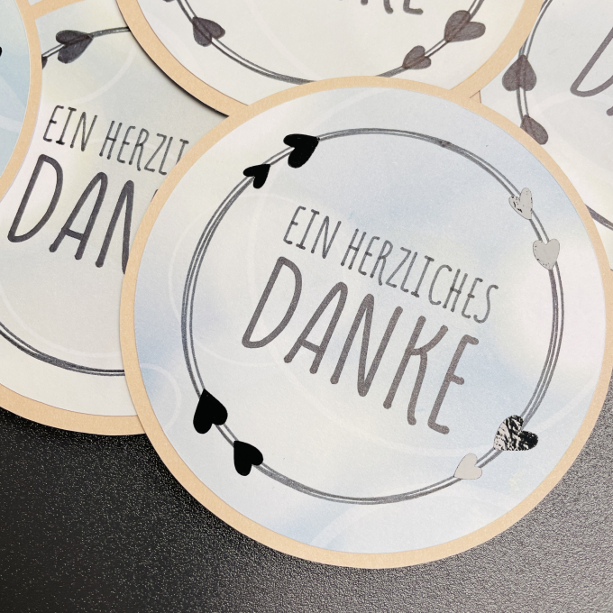 Plotterdatei Selbernähen.net Danke, duits