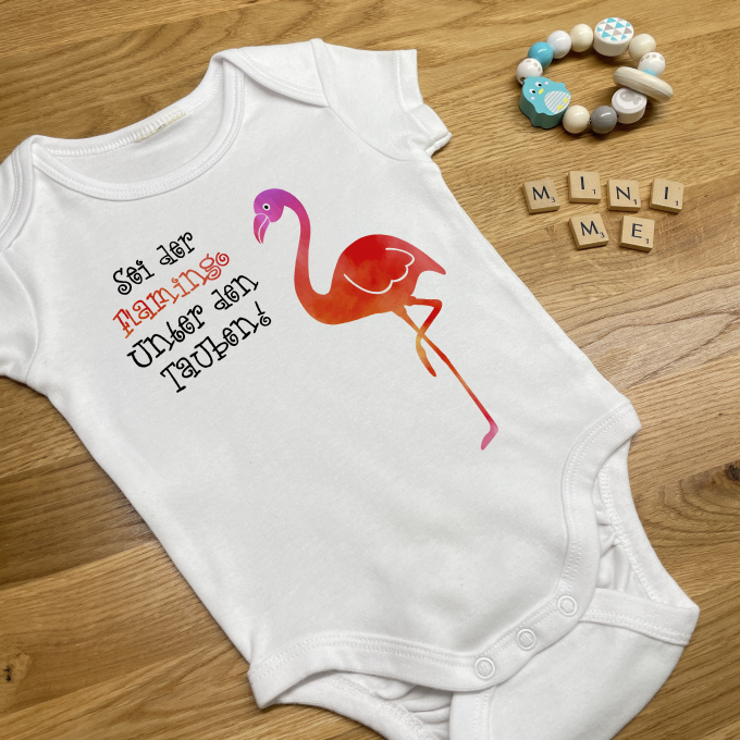 Plotterdatei Selbernähen.net Flamingo, duits