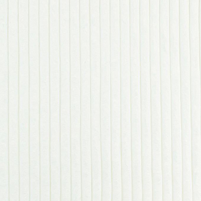 Tissu fausse fourrure côtelé Stripy, blanc cassé