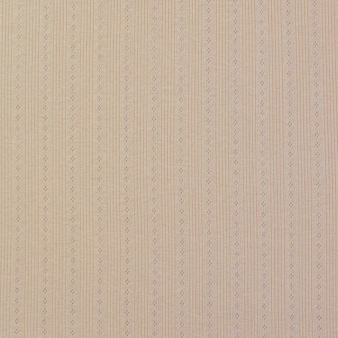 Tissu jersey maille tricot Ajour, beige clair