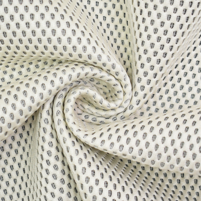 Tissu ameublement fauteuil canapé 3D Sonic, crème