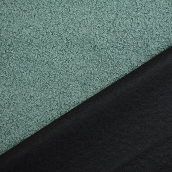 Furnishing fabric Bouclé, dusty green