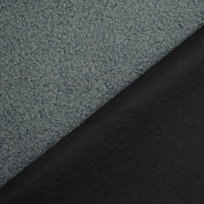Furnishing fabric Bouclé, dark grey