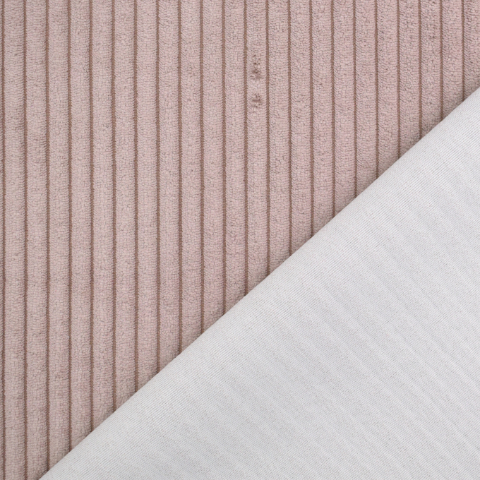 Meubelstof corduroy Cozy, oudrosé