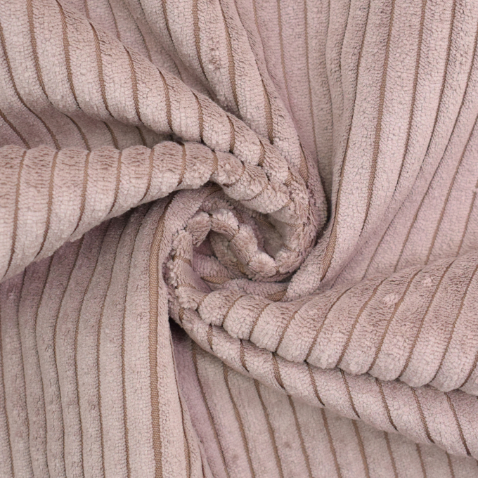 Meubelstof corduroy Cozy, oudrosé