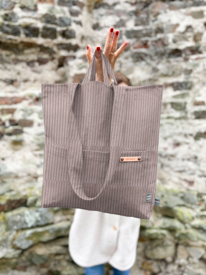 Meubelstof corduroy Cozy, oudrosé