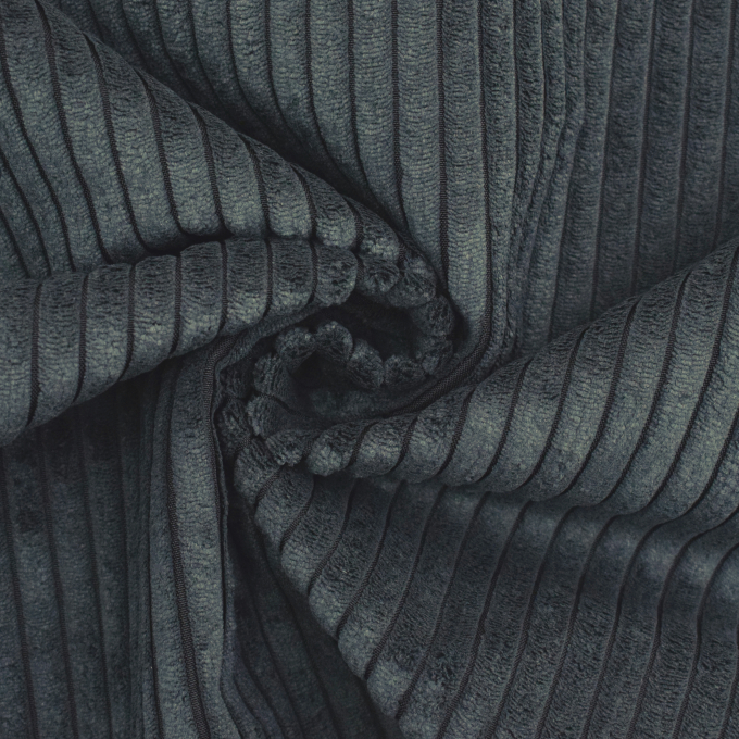 Meubelstof corduroy Cozy, antracietgrijs