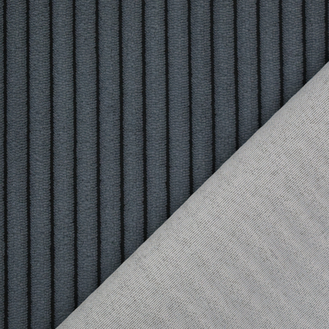 Meubelstof corduroy Cozy, donkergrijs