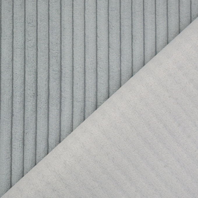 Meubelstof corduroy Cozy, lichtgrijs