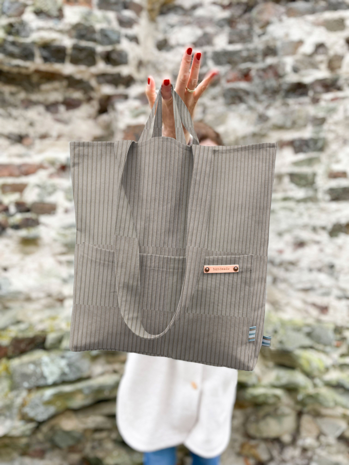 Meubelstof corduroy Cozy, taupe