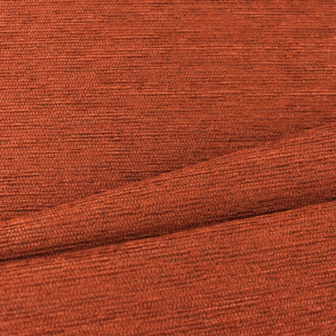 Upholstery fabric Chenille, Esmeralda terracotta