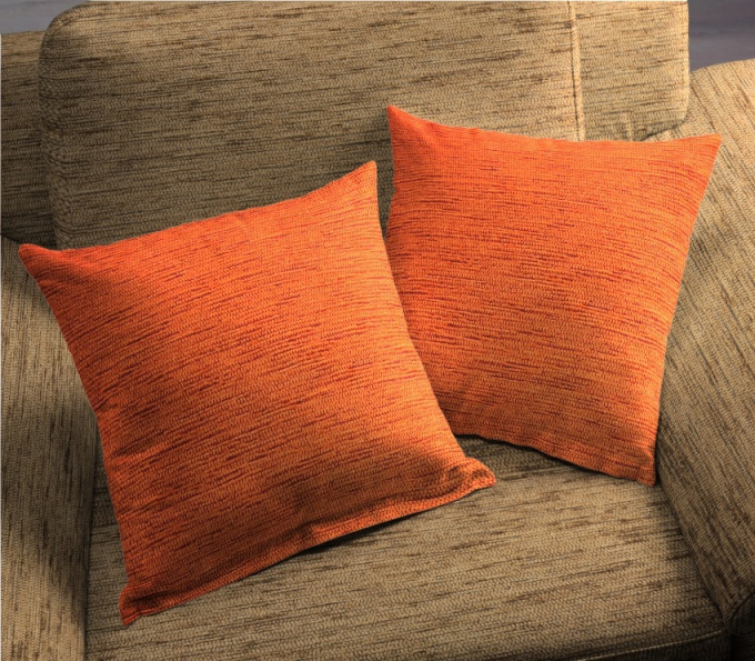 Upholstery fabric Chenille, Esmeralda terracotta