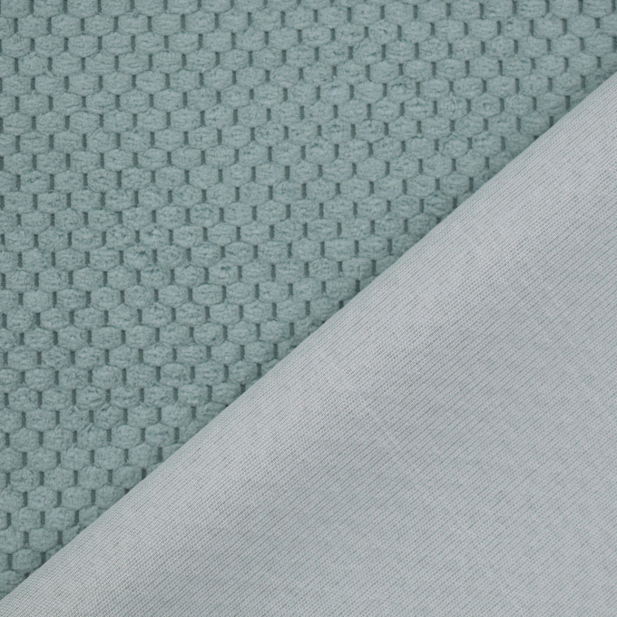 Furnishing fabric Cosy Honeycomb,dusty menthe green