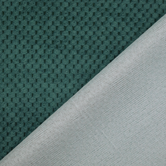 Furnishing fabric Cosy Honeycomb, dark green