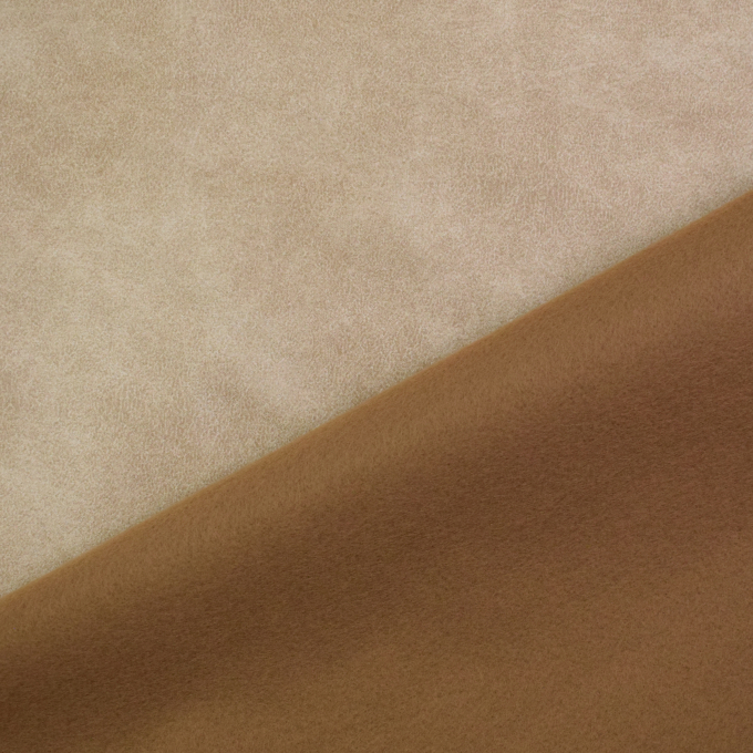 Furnishing fabric leather look Yuma, beige