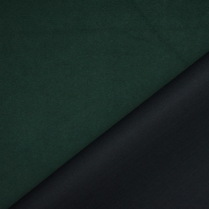 Furnishing fabric velvet Bluvel, dark green