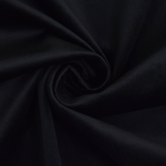 Furnishing fabric velvet Bluvel, black