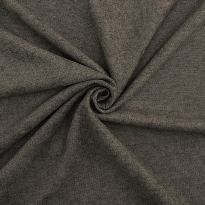 Tissu ameublement fauteuil canapé Velvet Touch, gris foncé