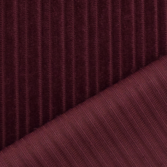 Polyester Corduroy Feli, bordeauxrood